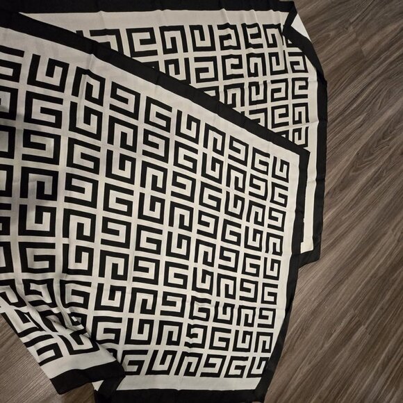 Woman's Silk Feeling Long Scarf - Picture 2 of 7